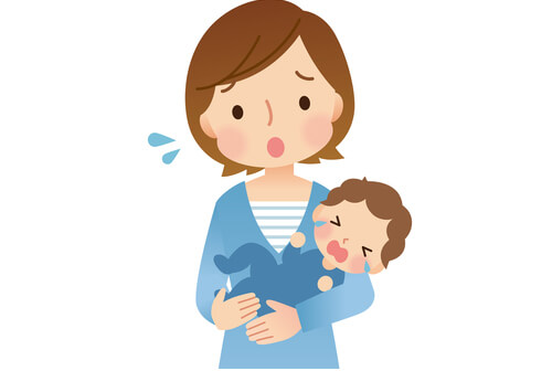 コリック 乳児疝痛 夕暮れ泣き つだ小児科クリニック 小児科一般 アレルギー科 乳幼児健診 予防接種